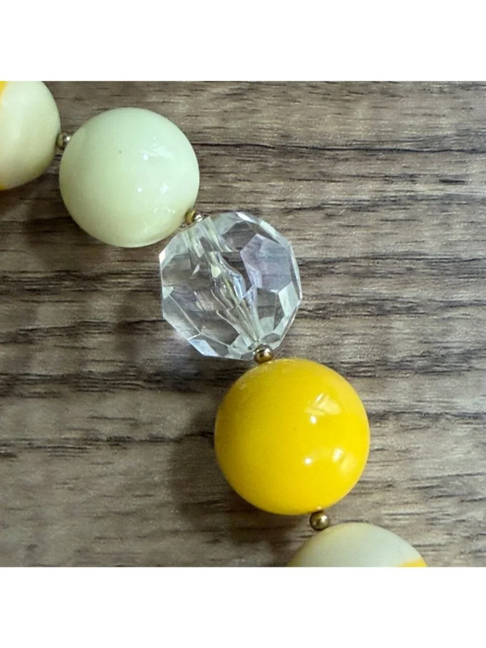 Kate Spade Have a Ball Yellow Stripe Gumball Bauble Bead Statement Necklace 28